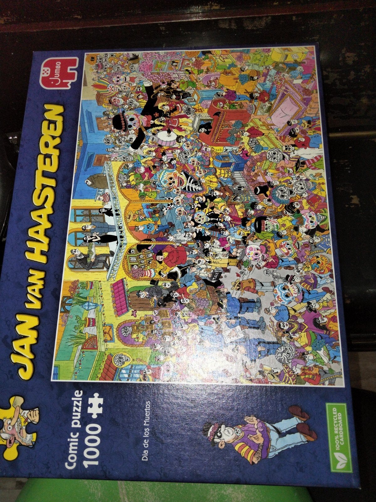 Jan van HaasterenPuzzel 1000 stukjes Dia de los Muerto, Ophalen of Verzenden, 500 t/m 1500 stukjes, Zo goed als nieuw