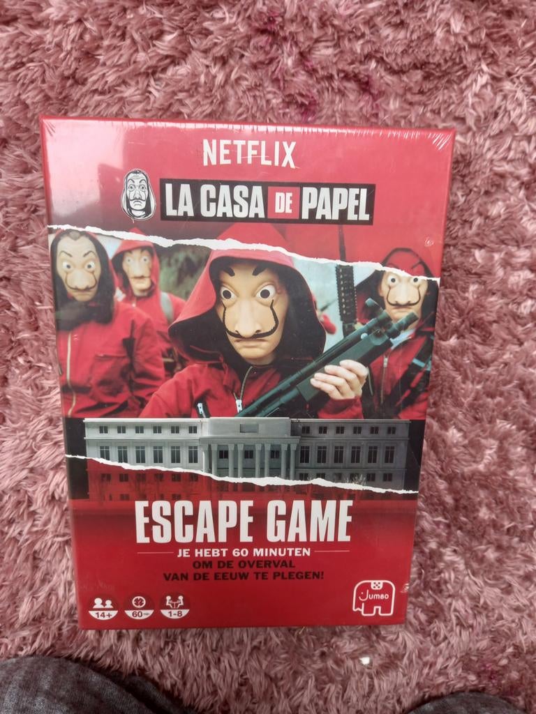 La Casa de Papel Escape Game - Netflix editie, Vijf spelers of meer, Ophalen of Verzenden, Nieuw, Jumbo