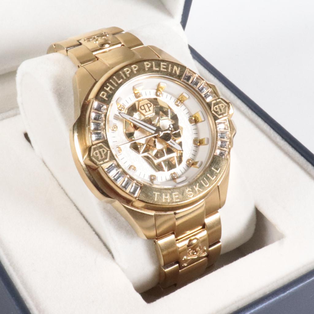 Philip Plein The Skul PWNAA0722 - Prima Staat, Sieraden, Tassen en Uiterlijk, Horloges | Heren, Philipp Plein, Gebruikt, https://www.plein.com/nl/contact-us.html