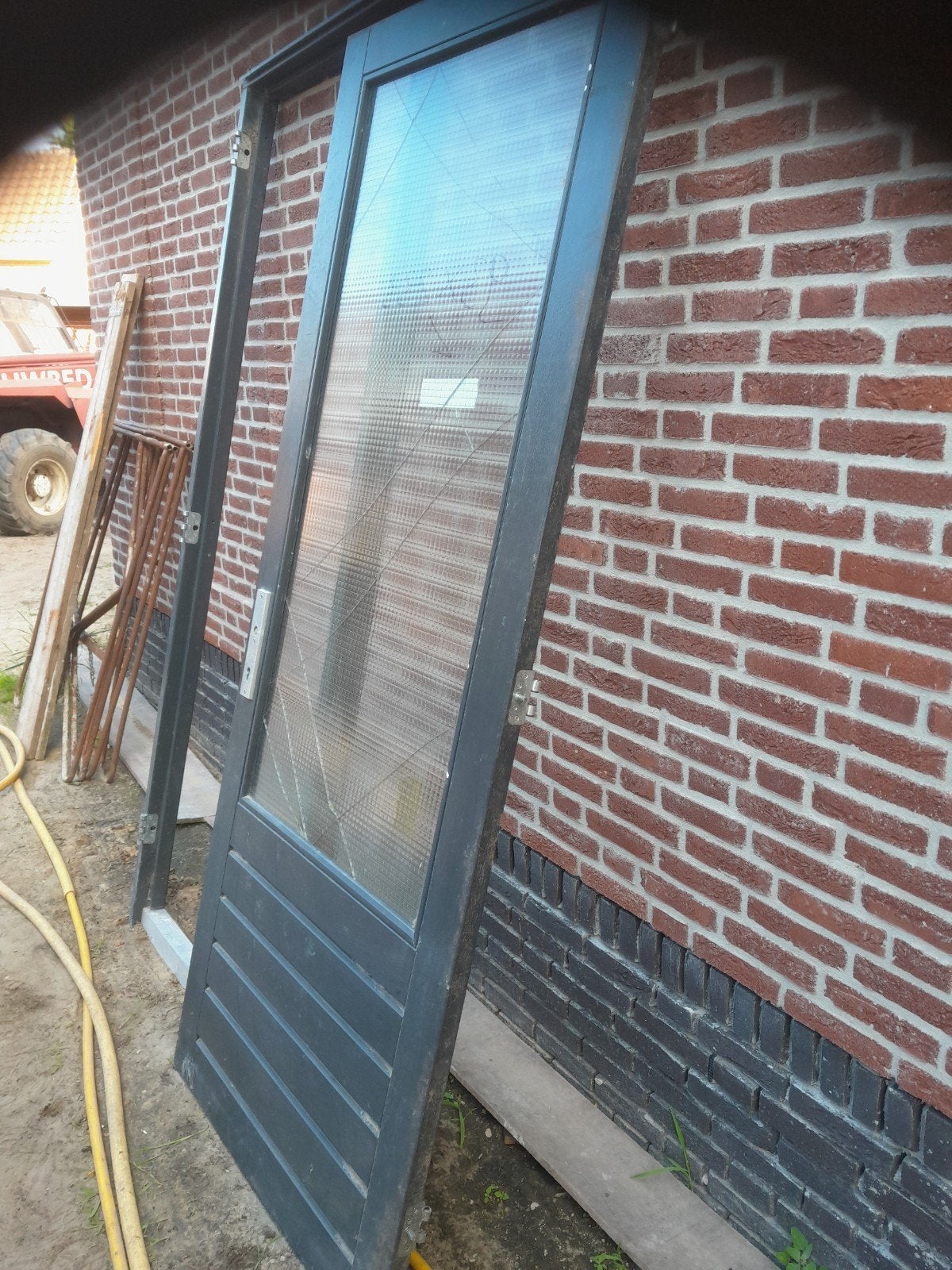 Diverse deuren met glas en kozijn - Verschillende maten, Ophalen of Verzenden