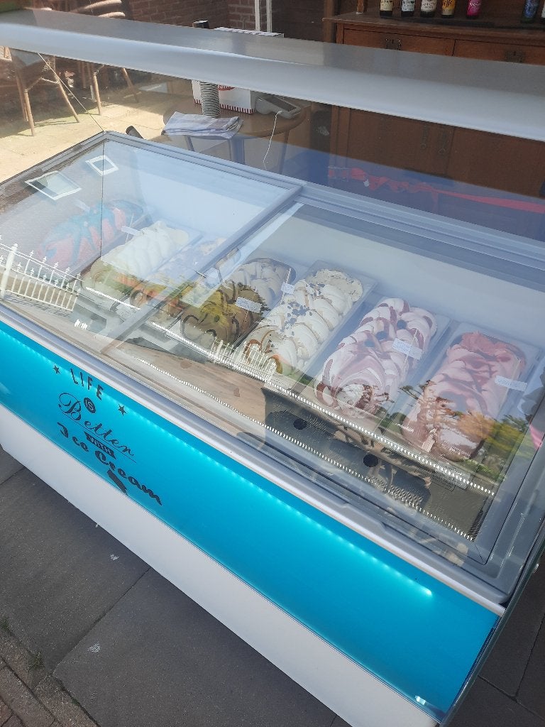 schepijsvitrine, 160 cm of meer, Zo goed als nieuw, 90 cm of meer, Ophalen