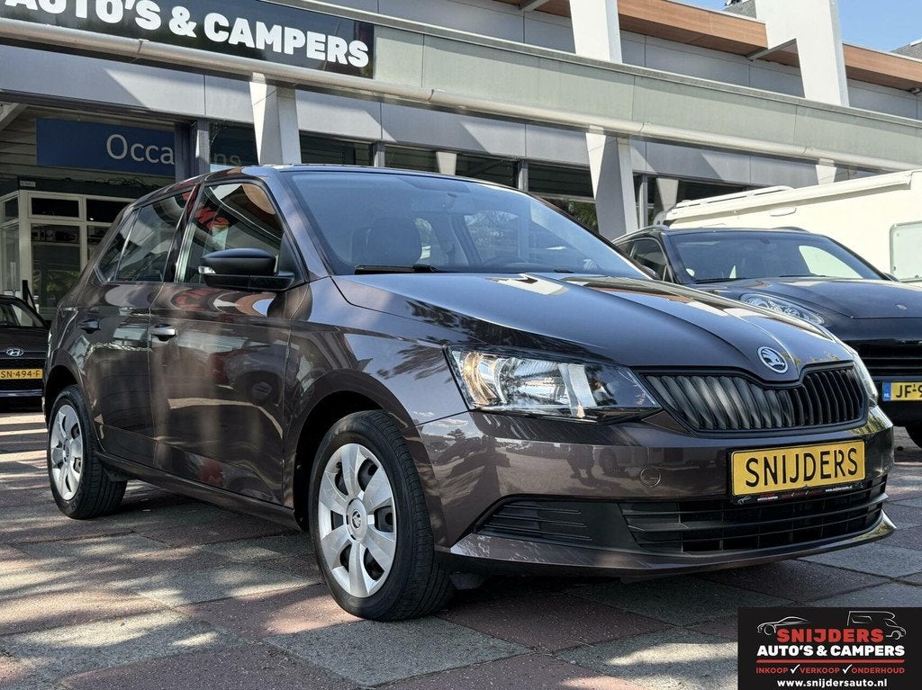 Skoda Fabia 1.0 Active in keurige staat, Auto's, Skoda, Stof, Zwart, 60 pk, Bedrijf