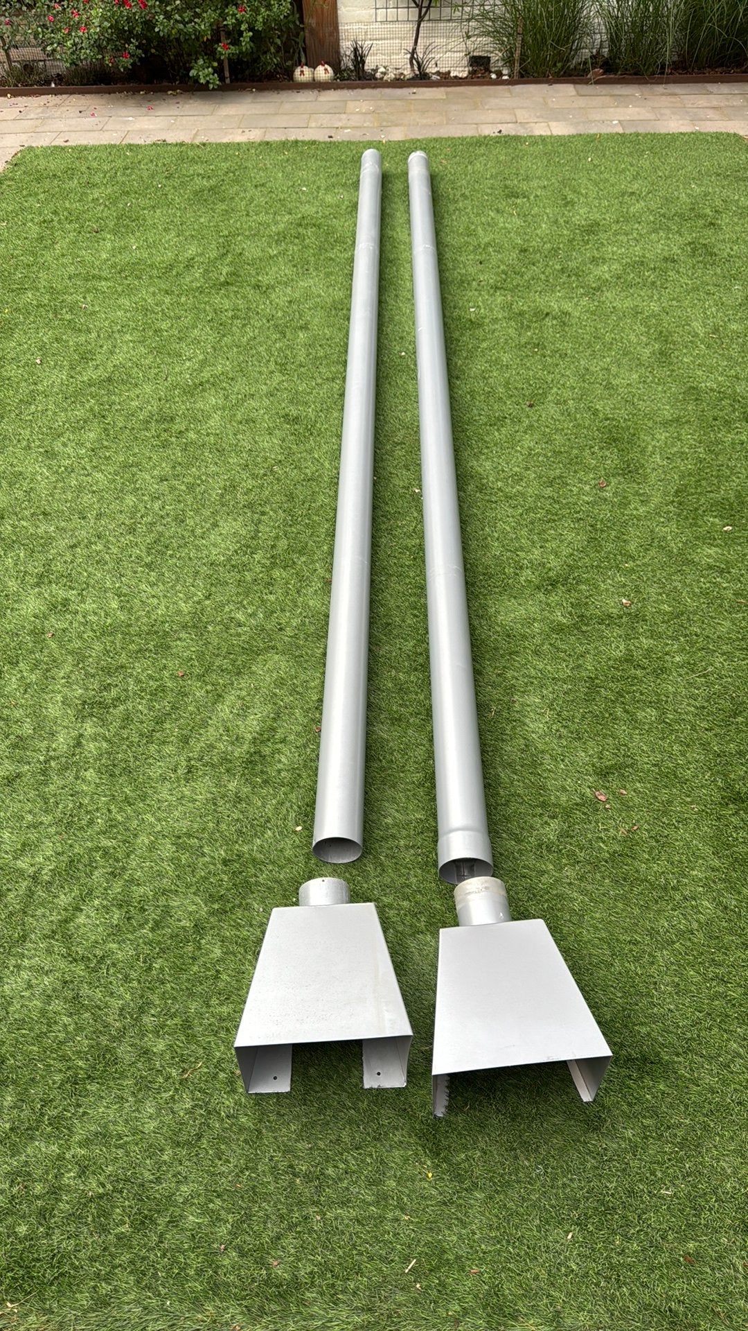 Aluminium (geen PVC) vergaarbak en 80mm HWA buizen, Ophalen, Aluminium, Zo goed als nieuw, Minder dan 2 meter