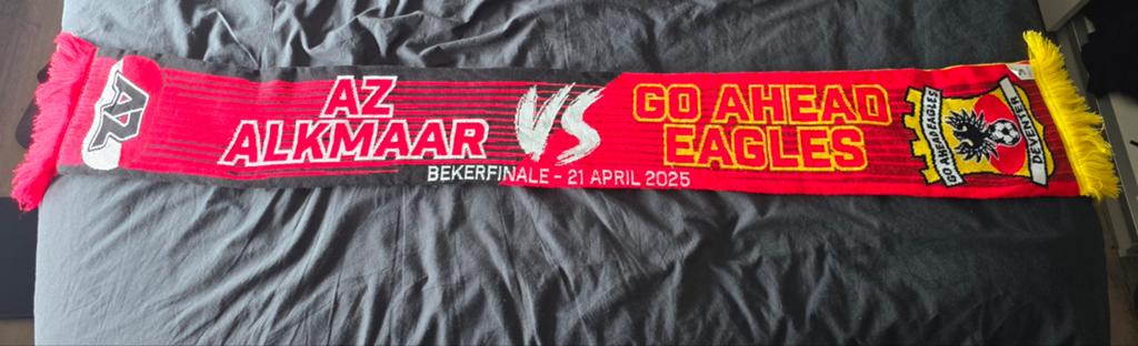 Sjaal Go ahead eagels beker finale, Verzamelen, Sportartikelen en Voetbal, Ophalen of Verzenden, Zo goed als nieuw, Overige binnenlandse clubs
