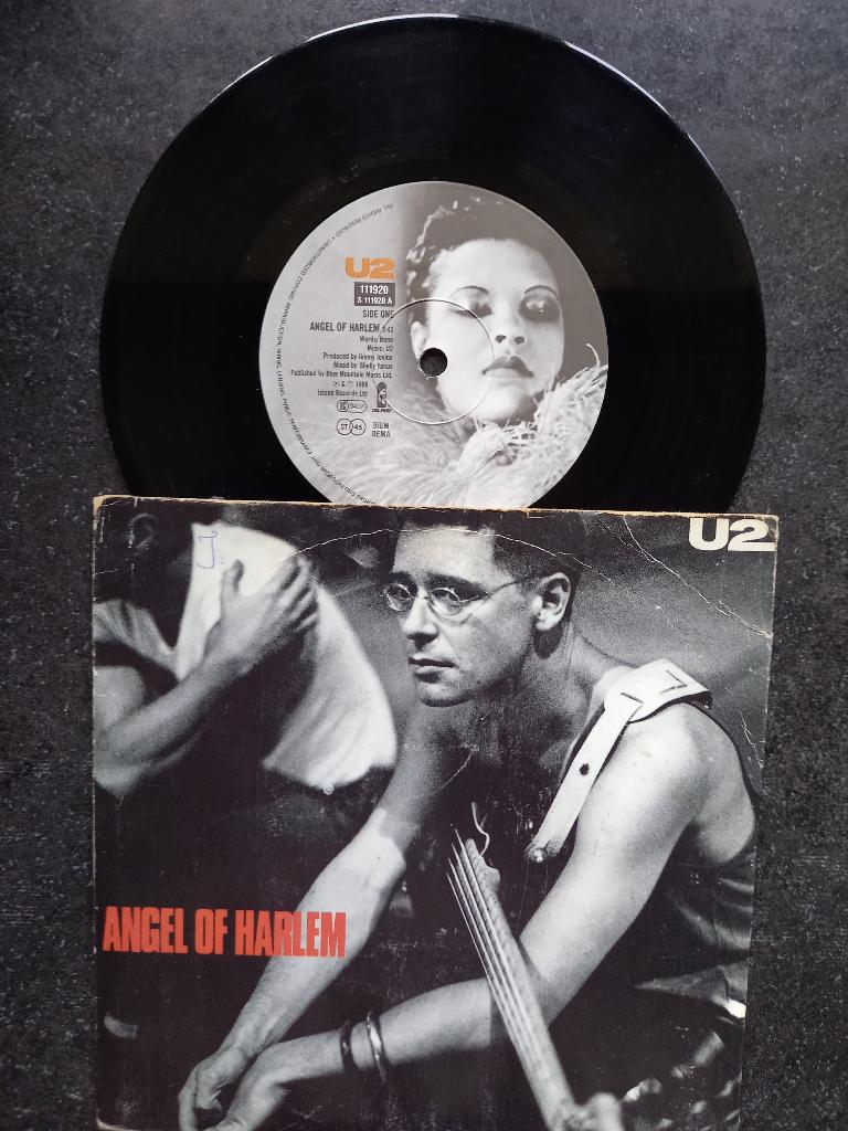 U2 - Angel Of Harlem 1988, Fotohoes, Ophalen of Verzenden, Gebruikt, Rock en Metal