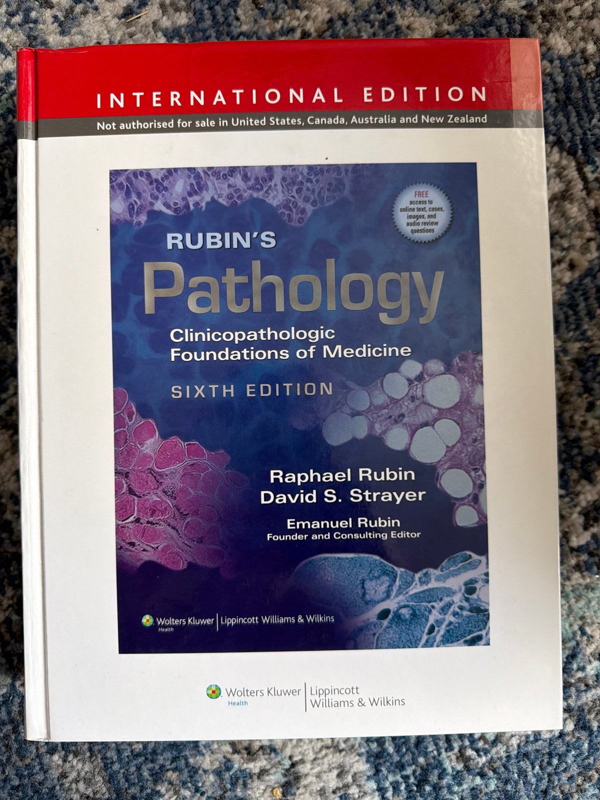 Rubin's Pathology: Clinicopathologic Foundations of Medicine, Ophalen of Verzenden, Beta, Zo goed als nieuw, WO