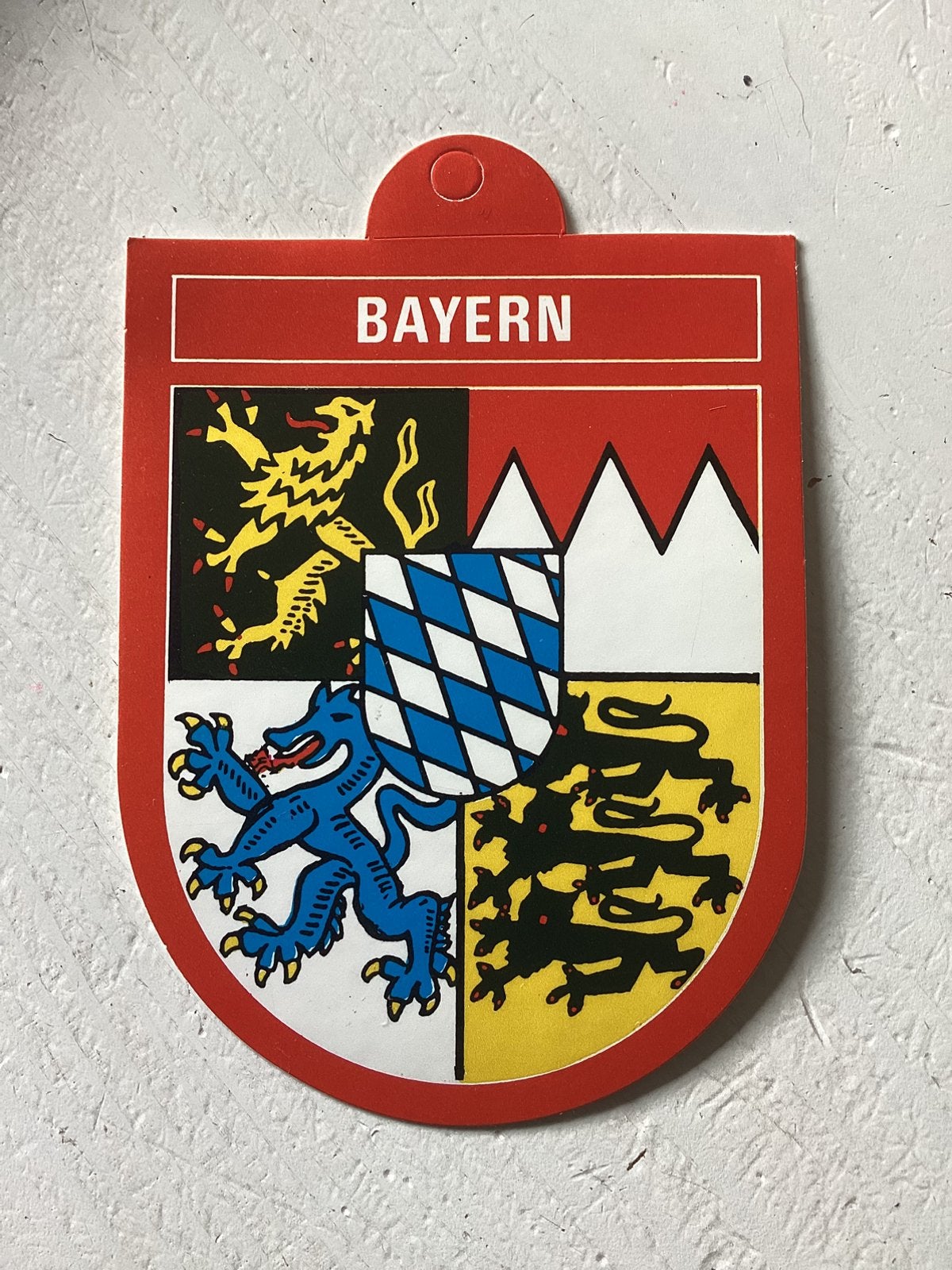 Sticker Bayern (Duitsland), Verzenden, Zo goed als nieuw