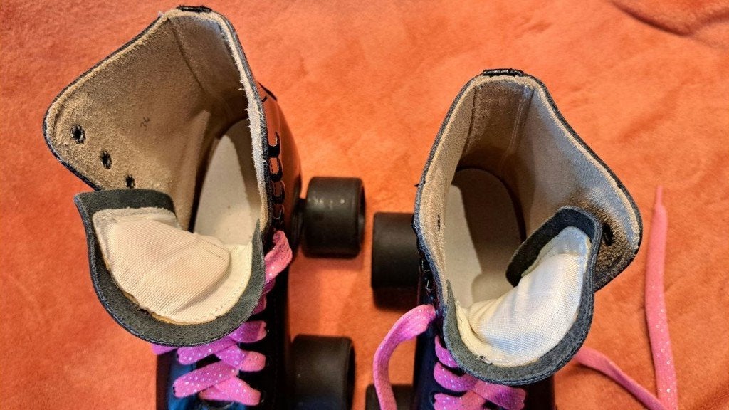 RSI Deluxe leren rolschaatsen met extra veters - maat 34, Ophalen, Gebruikt, Kinderen, Overige typen