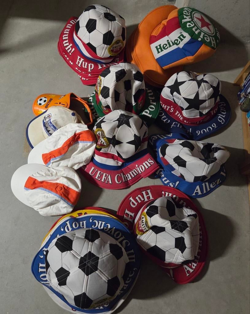 Voetbal hoedjes en petten - WK/EK Oranje Heineken en Landen, Ophalen of Verzenden