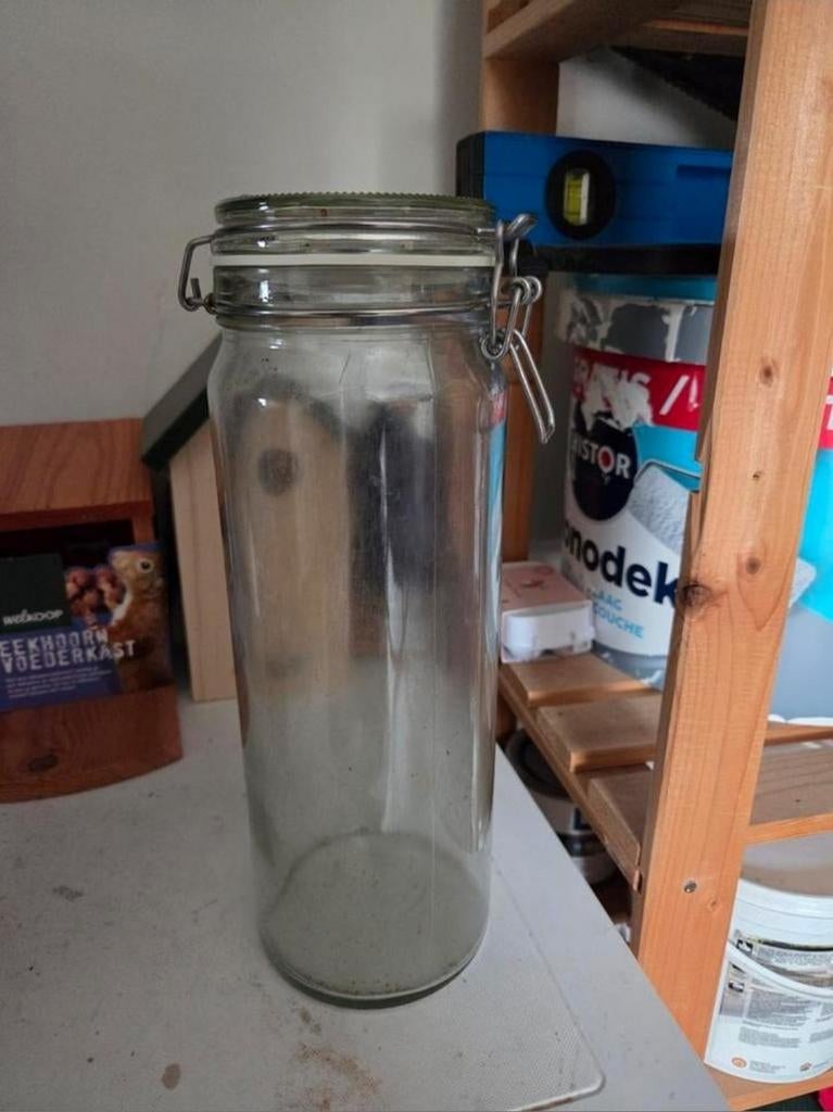 Grote weckpot, Ophalen