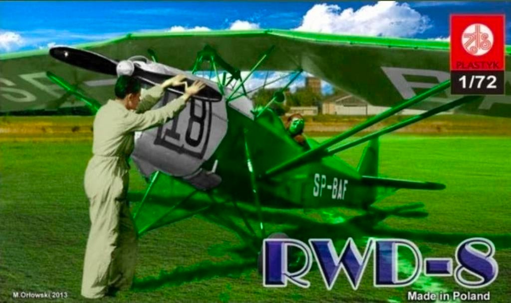 ZTS Plastyk RWD-8 modelvliegtuig 1/72, Ophalen of Verzenden, 1:72 tot 1:144, Overige merken