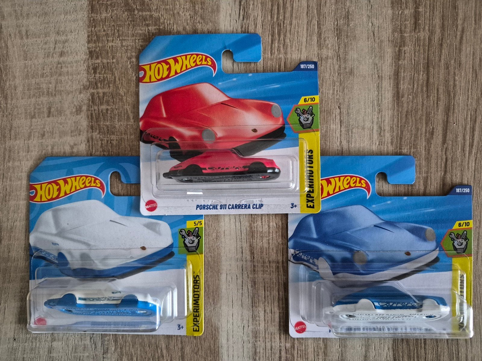 2 Porsche 911 Carrera Clips 1:64 (Hotwheels), Ophalen of Verzenden, Nieuw, Auto