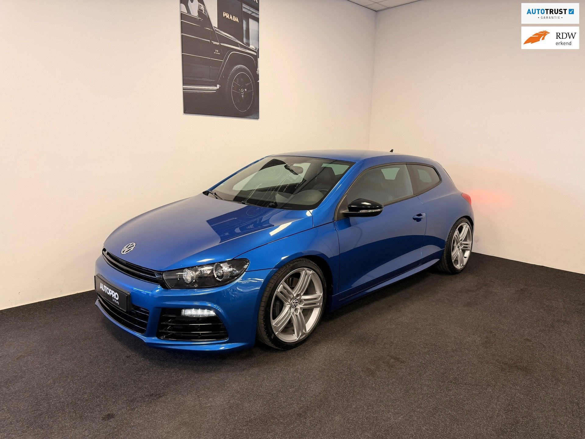 Volkswagen SCIROCCO 2.0 TSI R 341PK DSG | Leder | uniek onde, Auto's, Volkswagen, Euro 5, Gebruikt, Zwart, 1984 cc