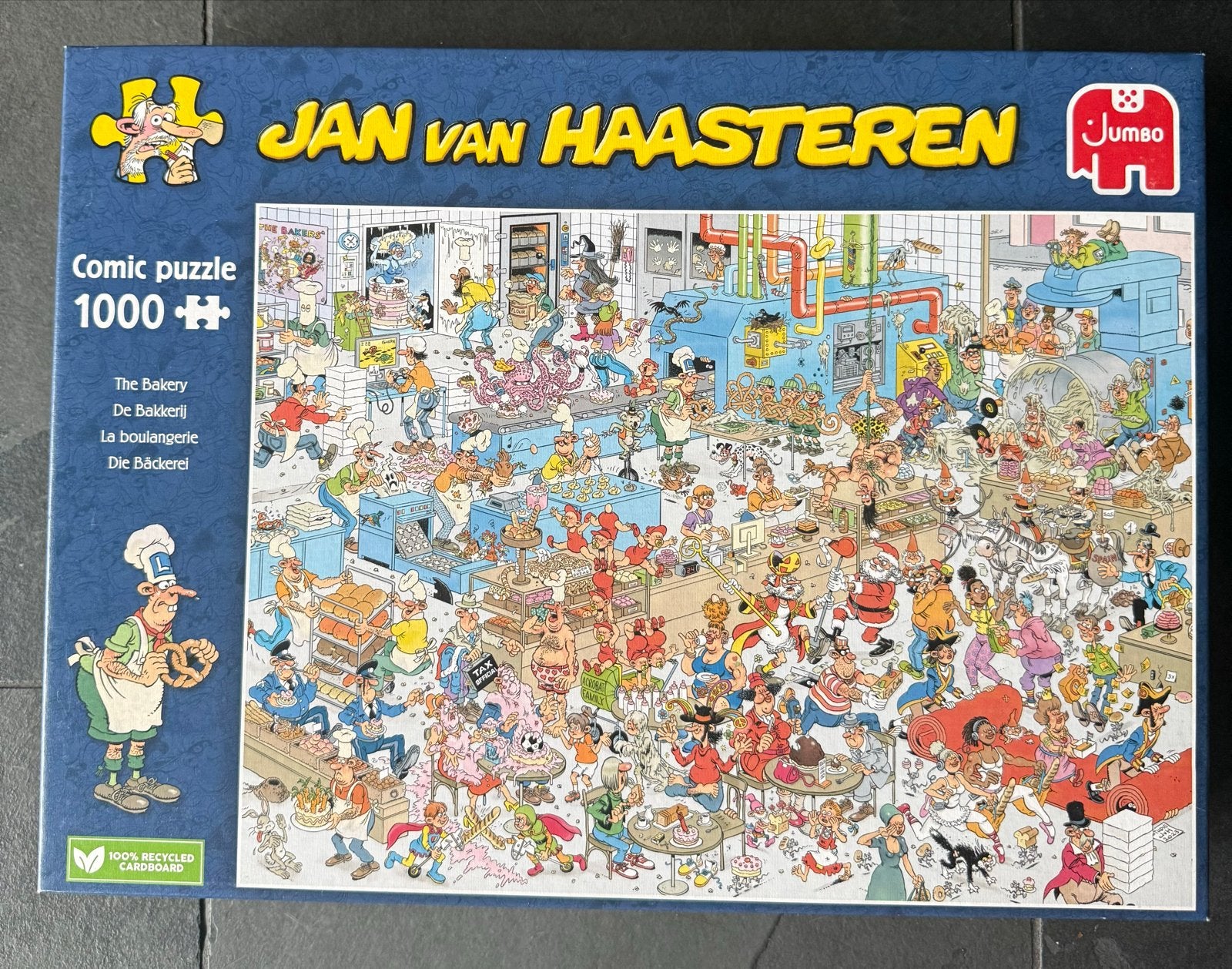 3 Jan van Haasteren Puzzels, Ophalen, 500 t/m 1500 stukjes, Zo goed als nieuw, Legpuzzel