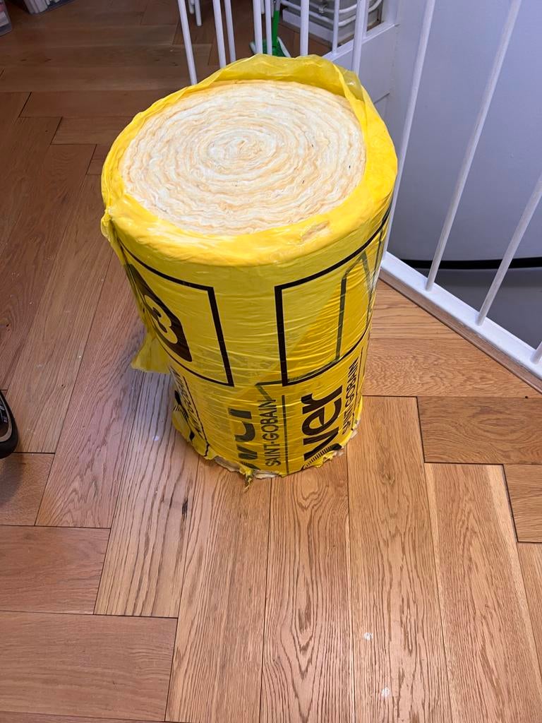 Saint-Gobain Isover Glaswol Isolatiemateriaal, 12 cm of meer, Nieuw, Vloerisolatie, Glaswol