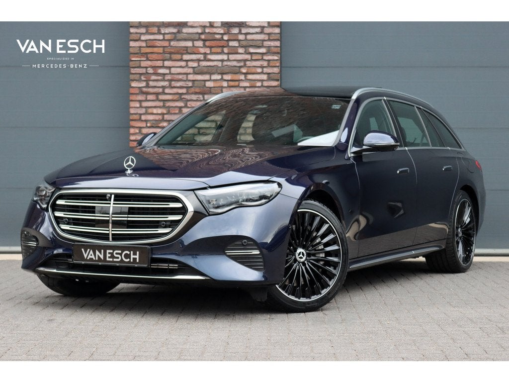 Mercedes-Benz E-Klasse Estate 300 e Exclusive Line Premium |, Auto's, Achterwielaandrijving, Gebruikt, 4 cilinders, Blauw