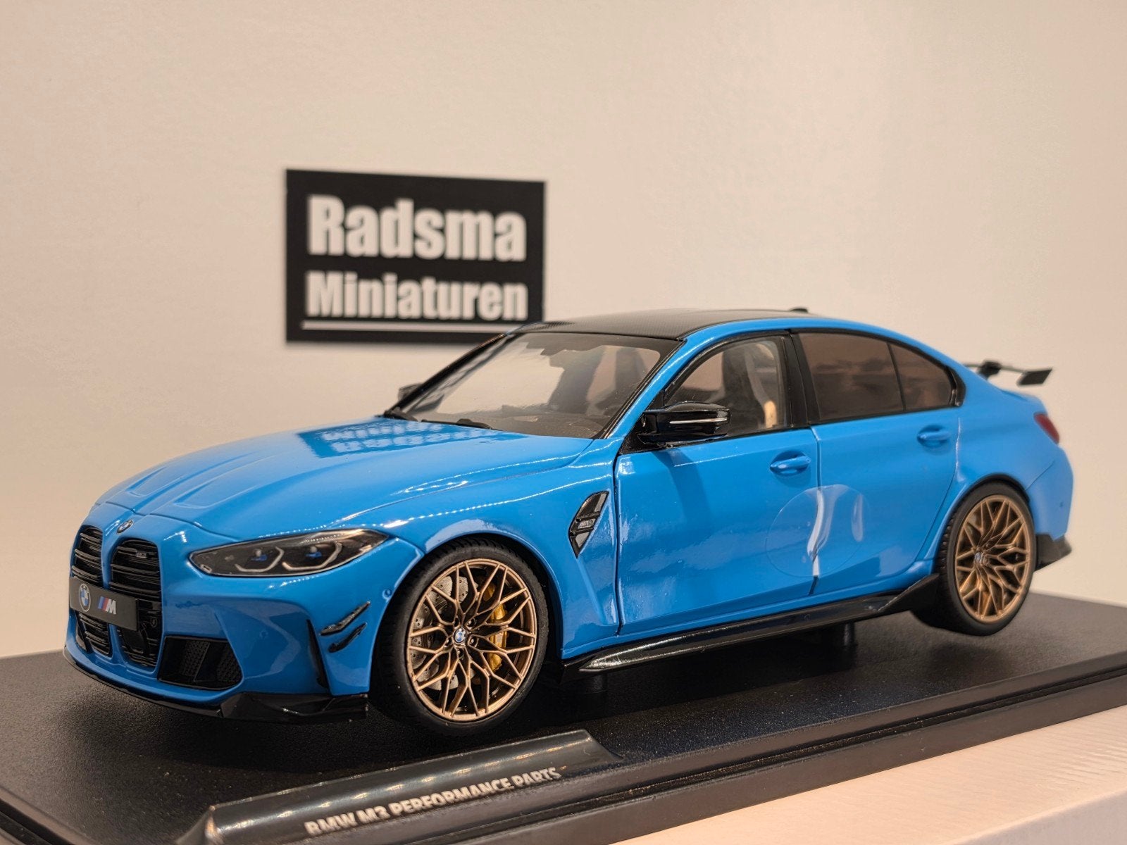 Bmw M3 Performance Parts - Daytona beach Blue - 1:18 Solido, Auto, Solido, Nieuw