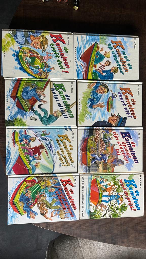 8x Kameleon boeken., Ophalen of Verzenden, Zo goed als nieuw, H. de Roos