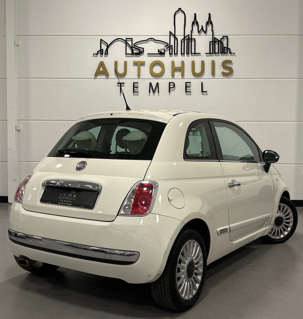 Fiat 500 1.2 Lounge Nap Automaat Airco Pano Bluetooth Centra, Auto's, Euro 5, Stof, Gebruikt, 4 cilinders