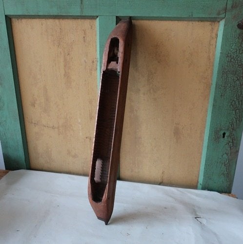 Schietspoel spoel hout weefgetouw origineel 59 cm lang, Ophalen of Verzenden