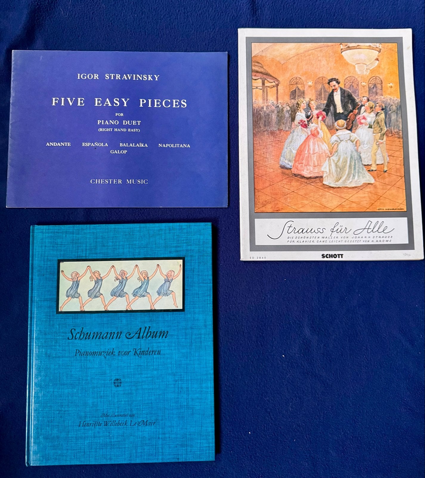 Bladmuziek voor piano: Stravinsky, Schumann, Strauss, Gebruikt, Klassiek, Ophalen of Verzenden, Artiest of Componist