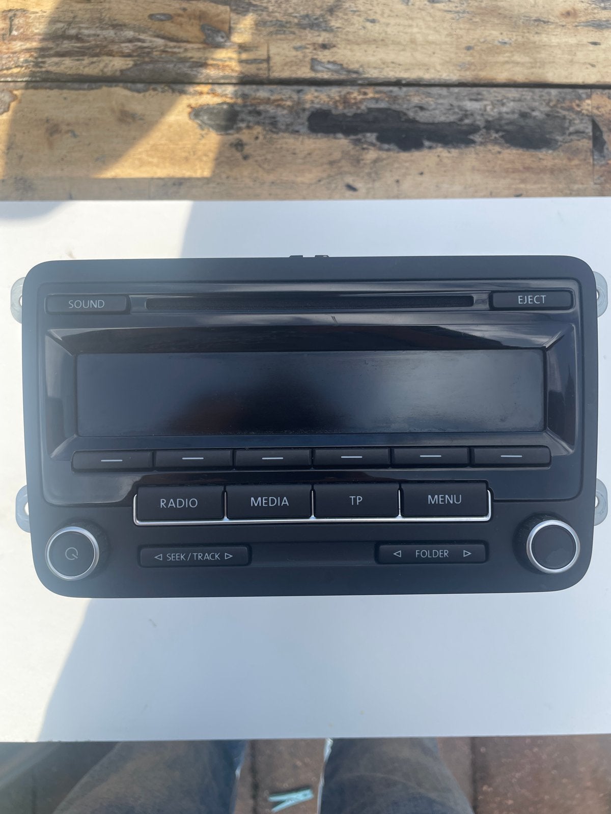 VW Radio RCD 310 - Golf 6 Origineel Volkswagen Autoradio, Ophalen of Verzenden, Gebruikt