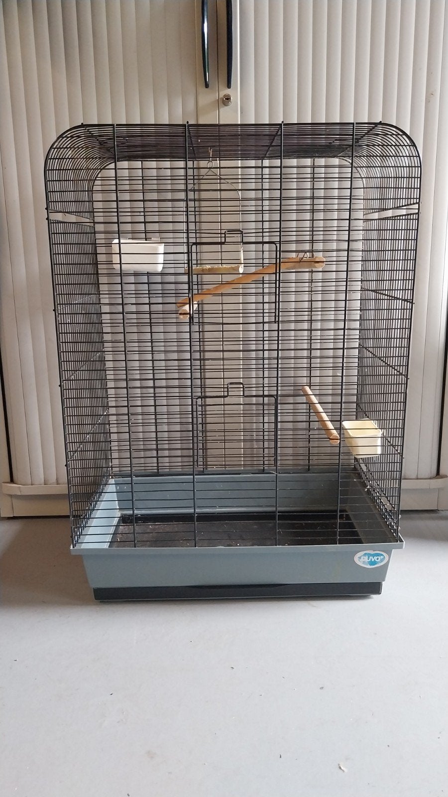 duvo+ vogelkooi, Ophalen, Gebruikt, Metaal, Vogelkooi