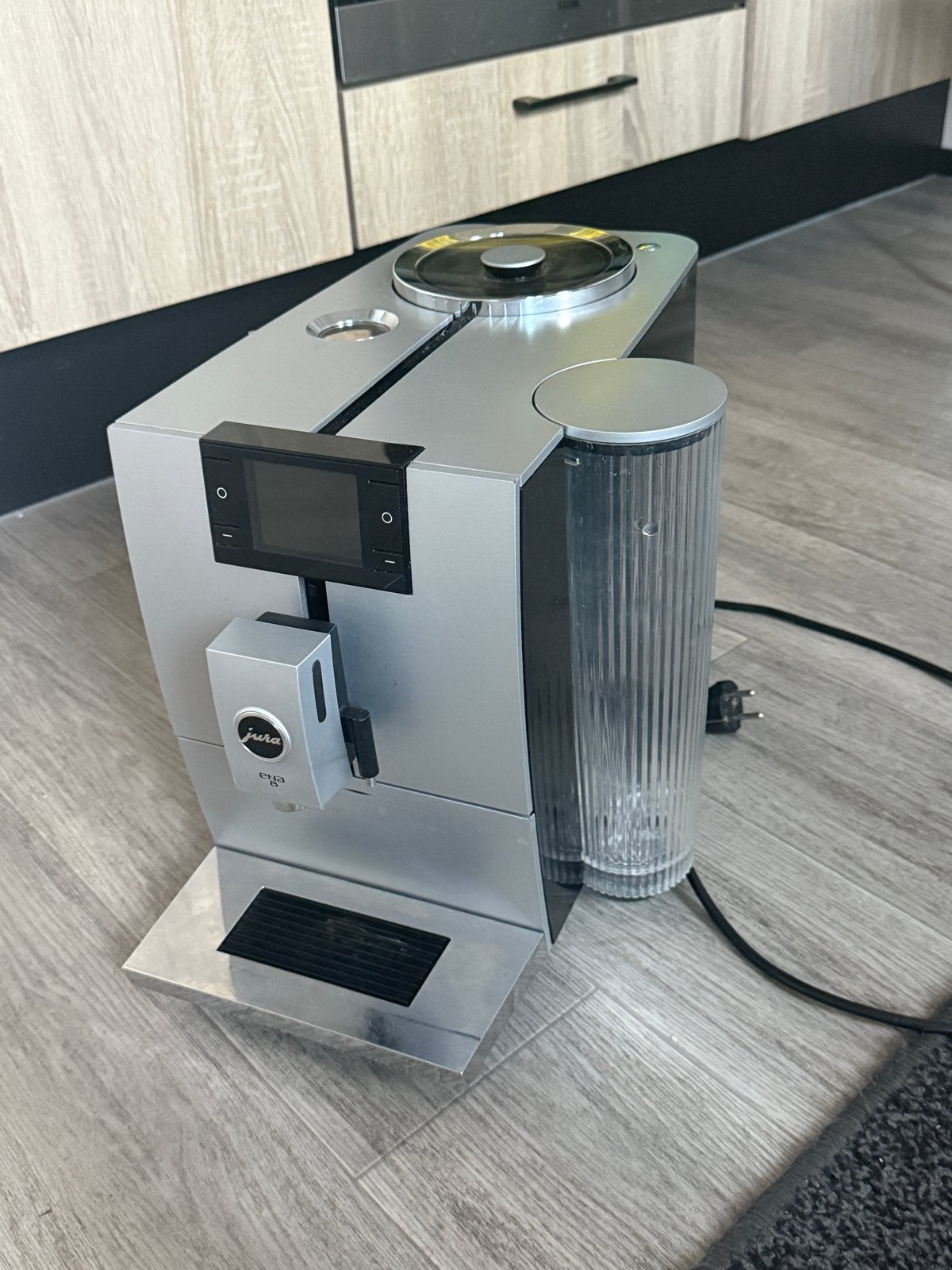 Jura ENA 9 One Touch volautomatische koffiemachine, Afneembaar waterreservoir, Gebruikt, Koffiemachine, Koffiebonen