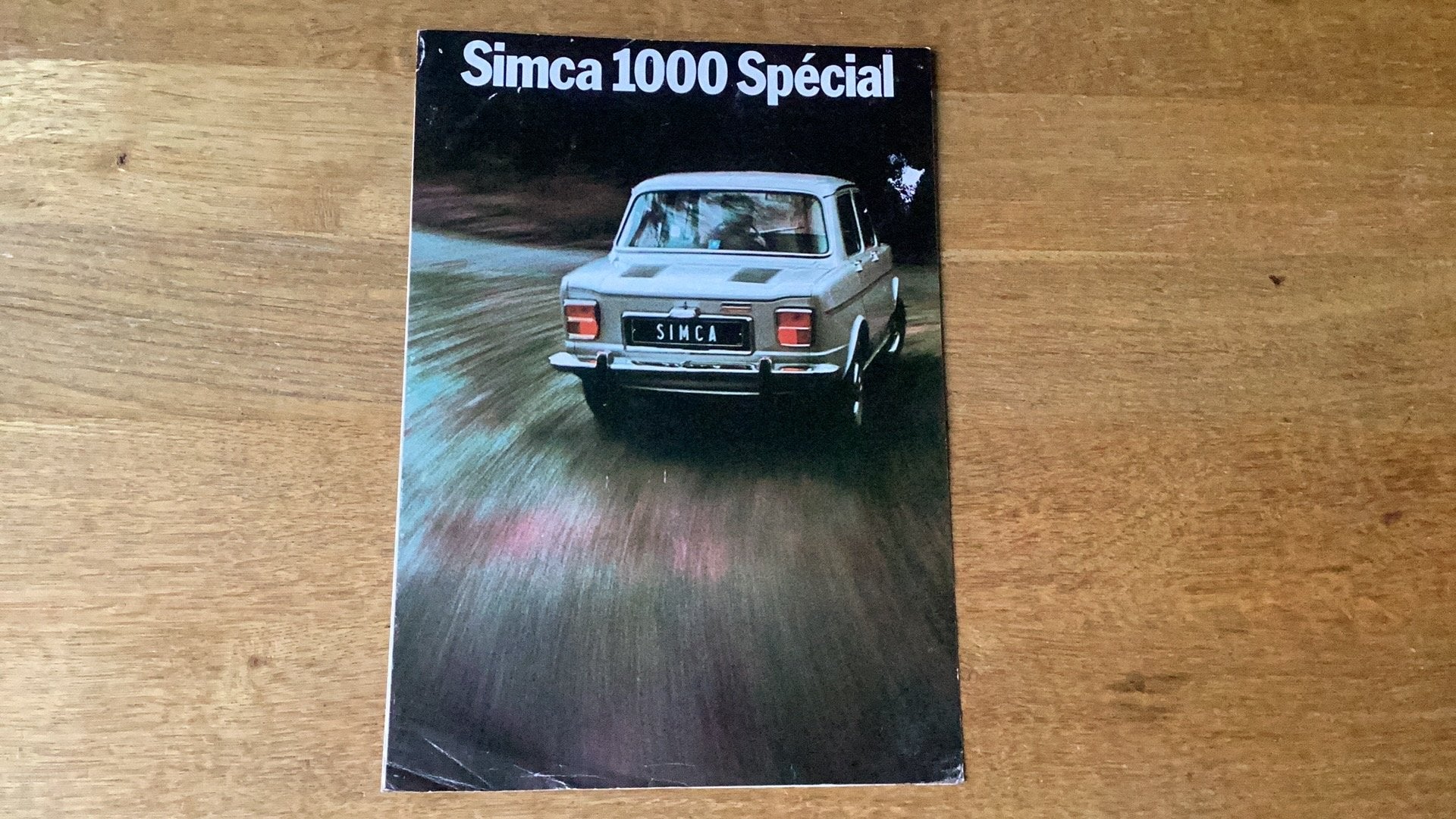 Simca 1000 Spécial brochure (1970s), Ophalen of Verzenden, Gelezen, Overige merken
