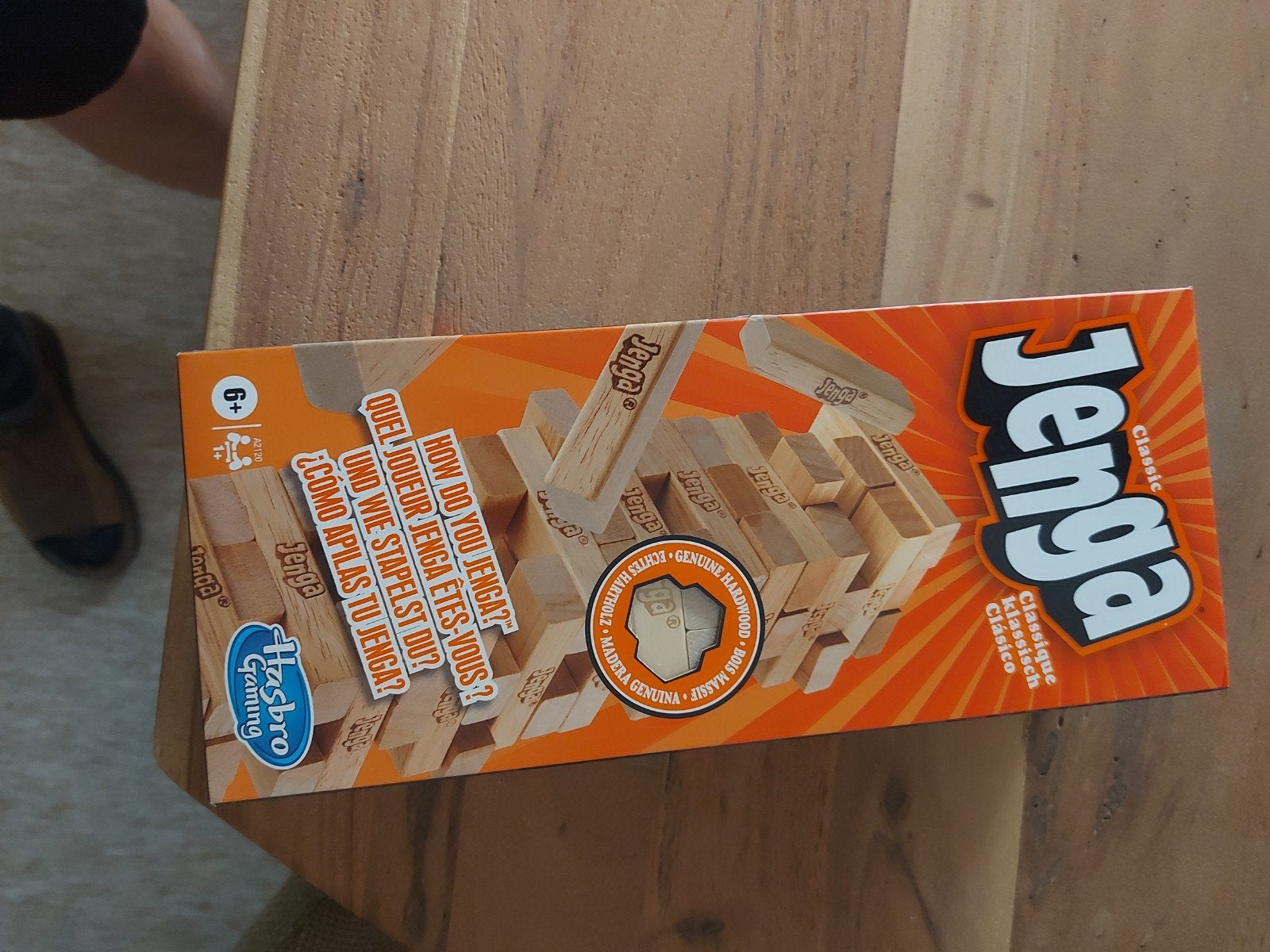 Jenga Classic - Het originele stapelspel van Hasbro Gaming, Vijf spelers of meer, Ophalen, Zo goed als nieuw, Hasbro Gaming