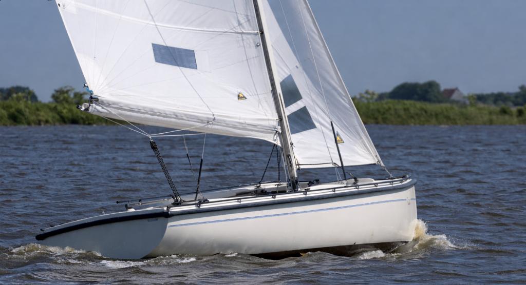 Polyvalk Hoora Torenvalk Familie zeilboot, Watersport en Boten, Ophalen, Gebruikt, Polyvalk, Fok