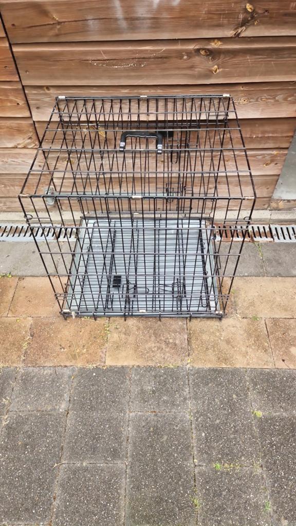 Honden bench zwart, Ophalen of Verzenden, Minder dan 65 cm