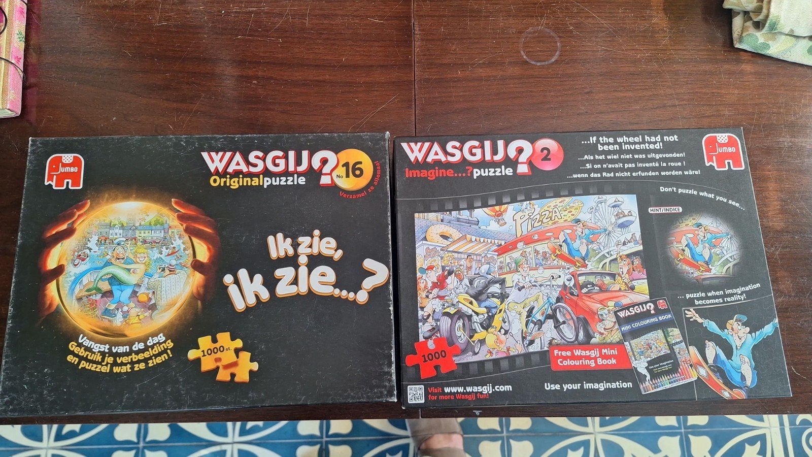 Wasgij Puzzels, Ophalen, 500 t/m 1500 stukjes, Gebruikt, Legpuzzel