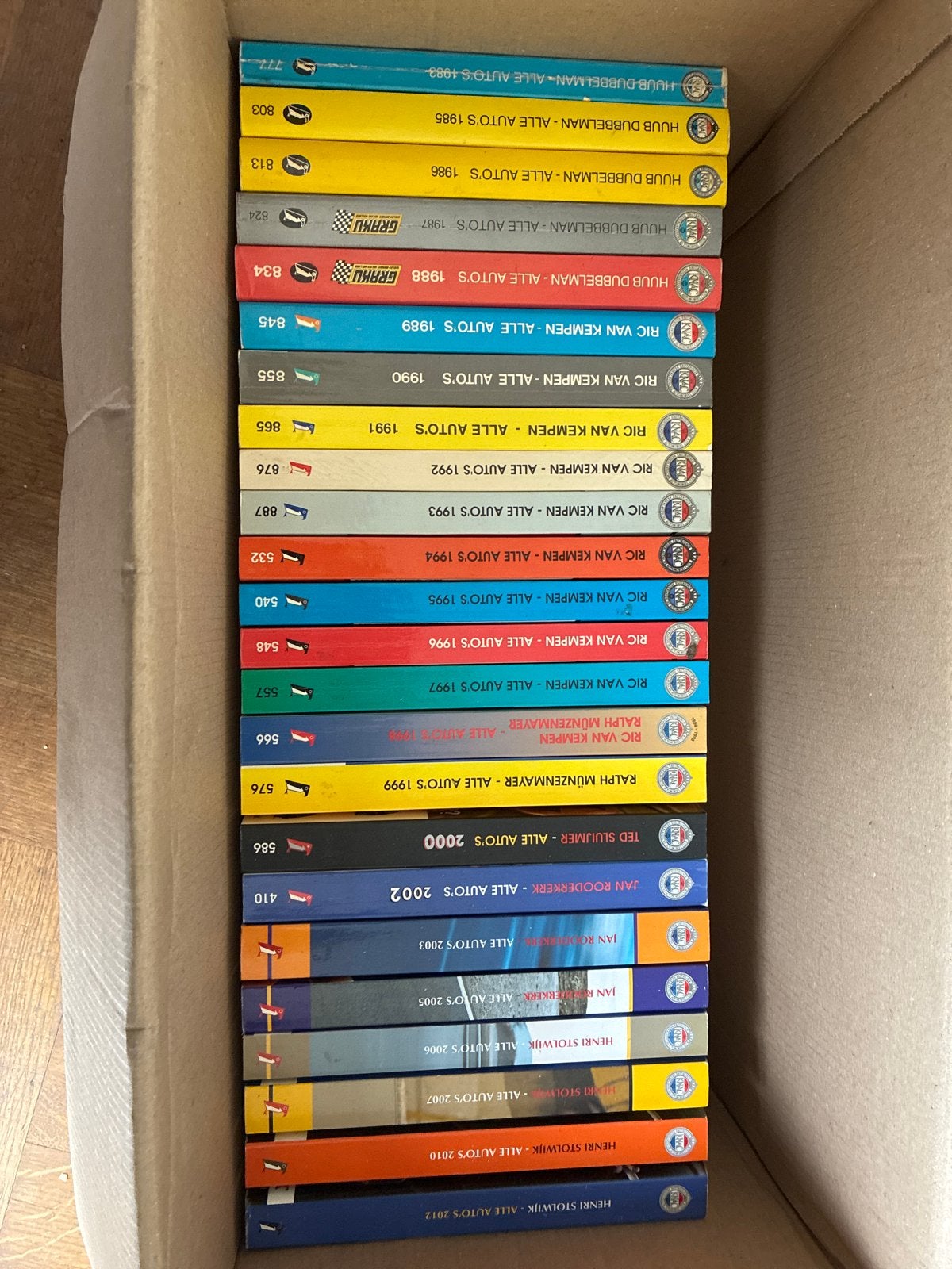 Grote collectie Alle Auto's jaarboeken (1983-2012), Boeken, Ophalen of Verzenden, Gelezen, Algemeen