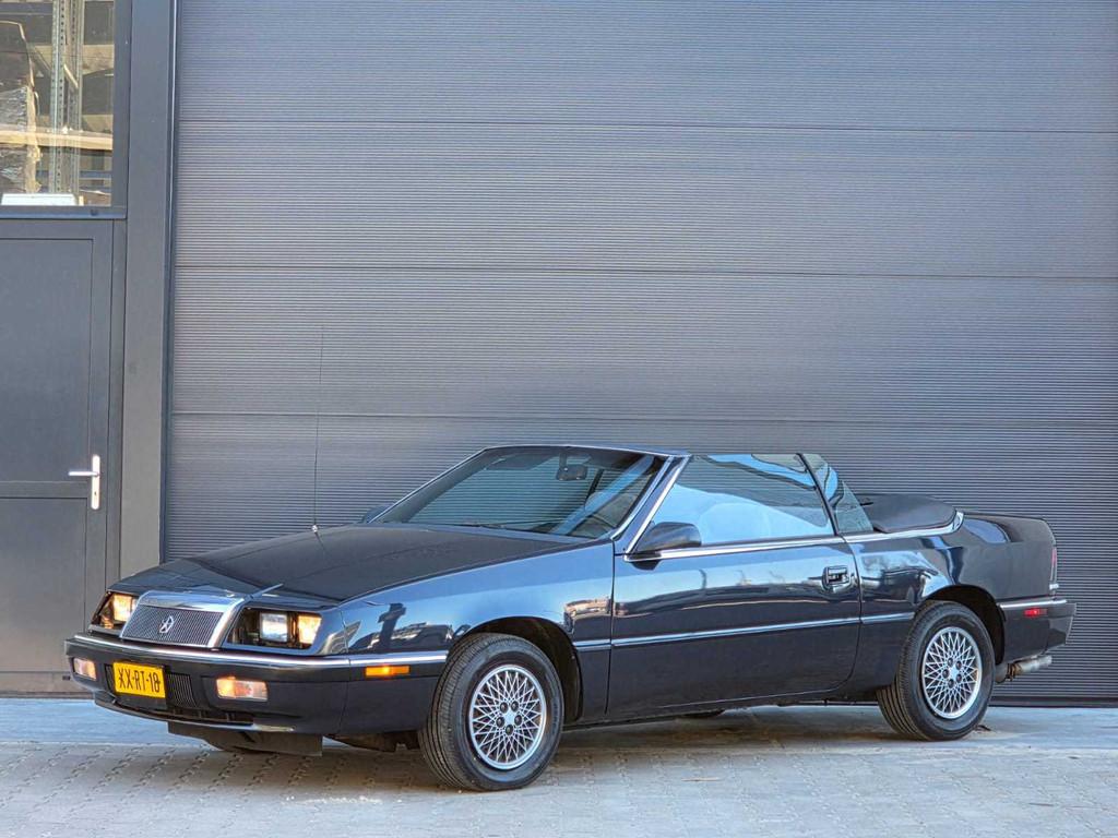 Chrysler - LeBaron - 3.0i V6 Convertible - XX-RT-18 - 1992, Auto's, Chrysler, Gebruikt, Overige carrosserieën, Blauw, Bedrijf