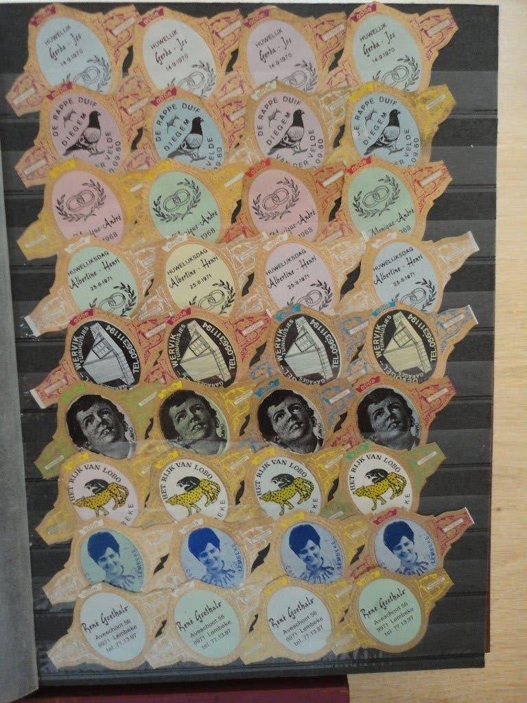sigarenbandjes 41= 36st reclame, Ophalen of Verzenden, Gebruikt, Sigarenbandjes