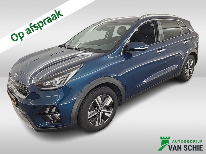 Kia Niro 1.6 GDi Hybrid DynamicPlusLine 1e-Eig. & Dealer-Ond, Auto's, 12 maanden, Blauw, 1390 kg, SUV of Terreinwagen