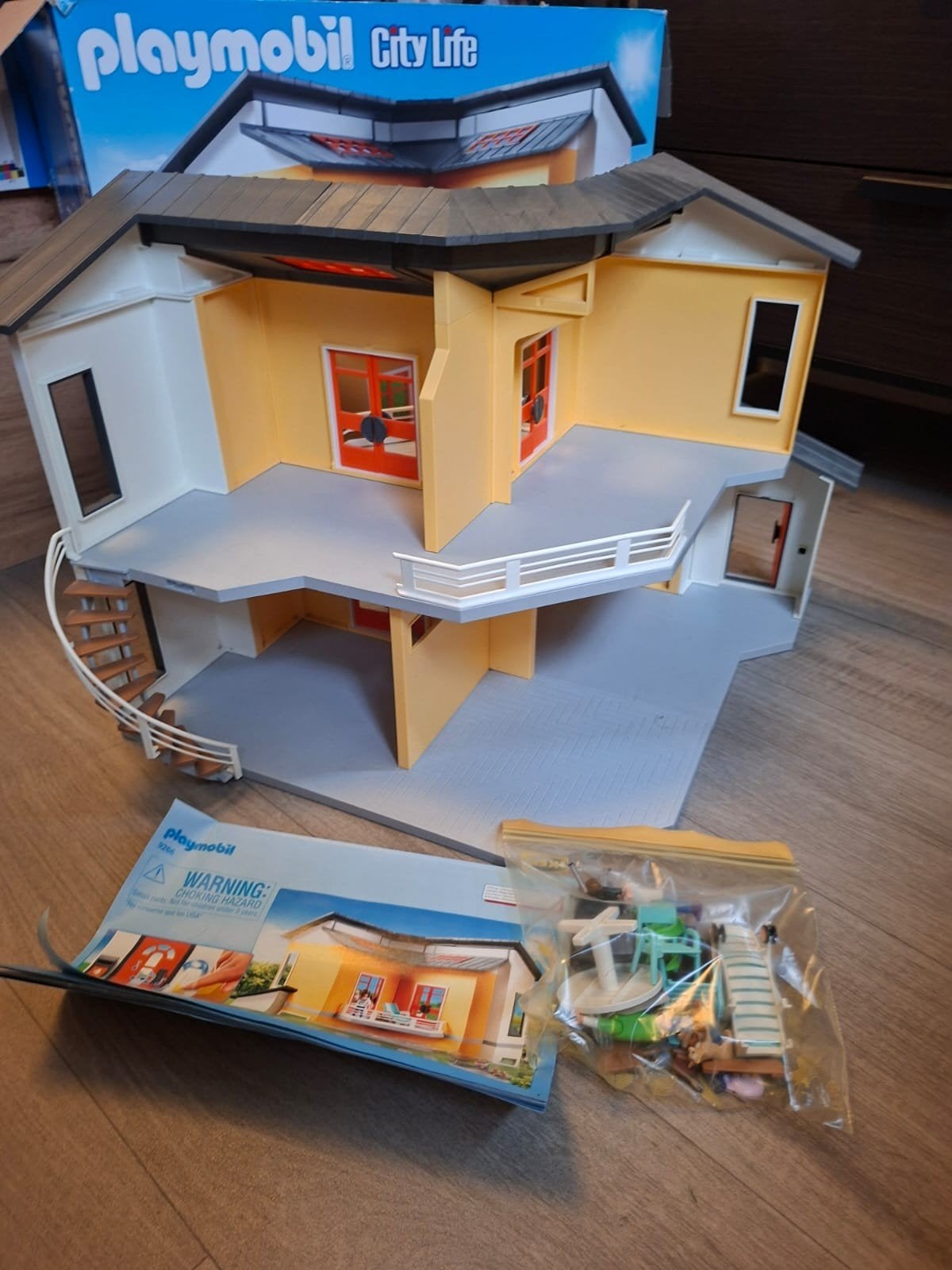 Playmobil City Life Modern Woonhuis met complete inrichting, Ophalen, Gebouw, Complete set, Zo goed als nieuw