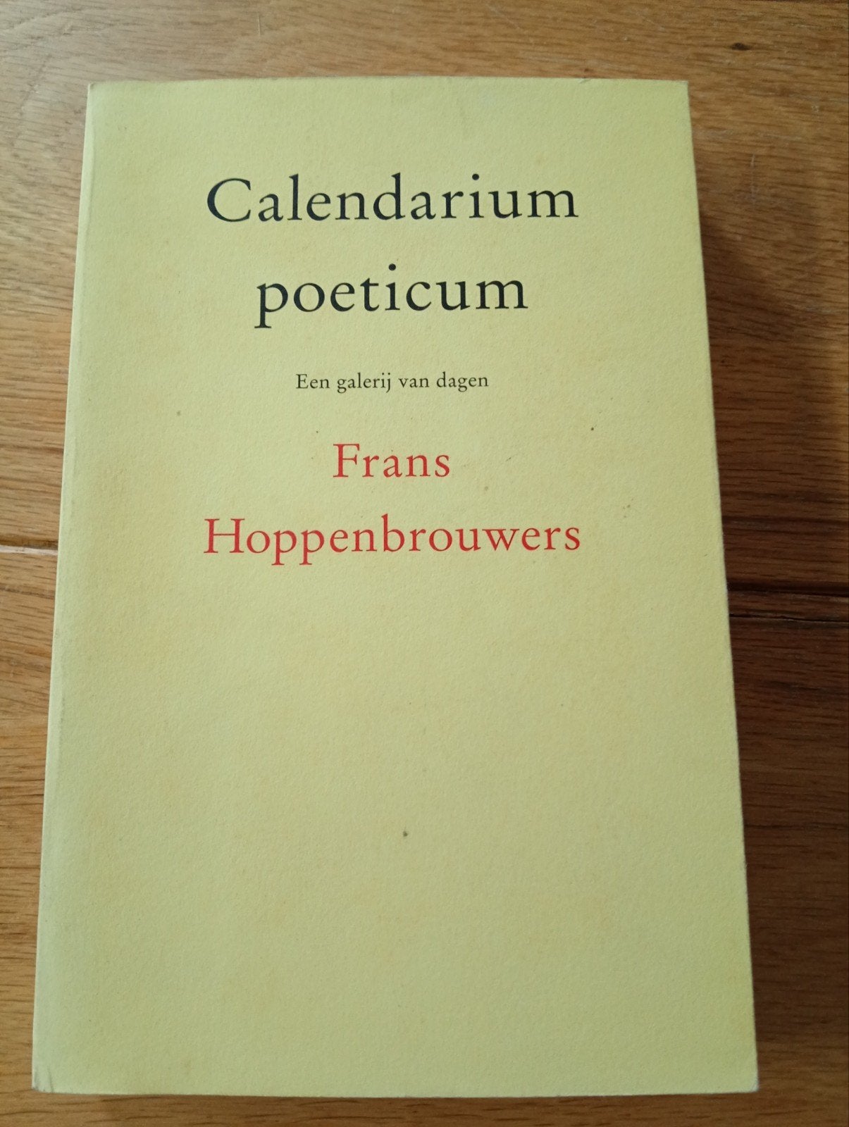Calendarium Poeticum - Frans Hoppenbrouwers, Ophalen of Verzenden