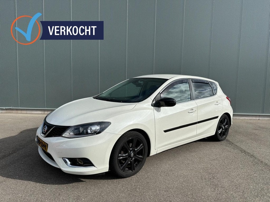 Nissan Pulsar 1.2 DIG-T Black Ed. CAMERA | HALF LEDER | NAP, Auto's, Euro 6, 4 cilinders, 1165 kg, Wit