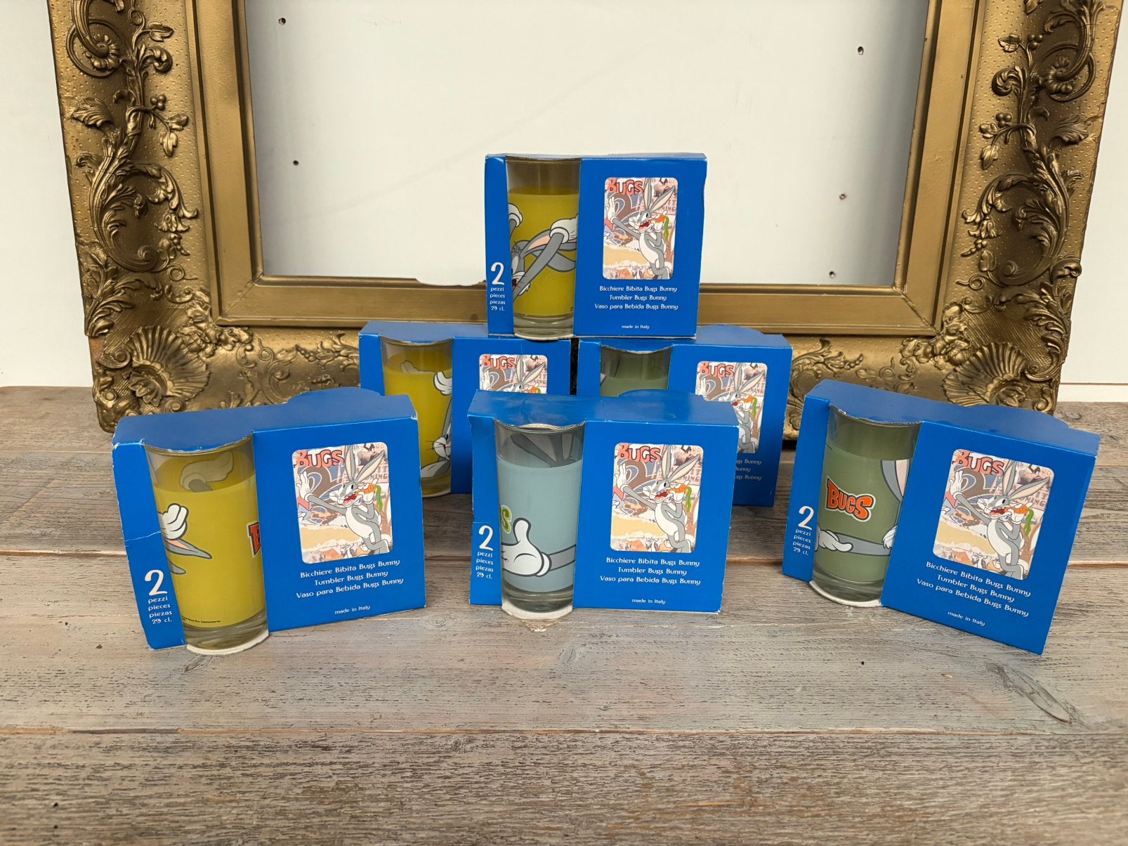 Bugs bunny glazen set partij nu 12 glazen nieuw glas cartoon, Verzamelen, Ophalen of Verzenden, Zo goed als nieuw, Gebruiksvoorwerp