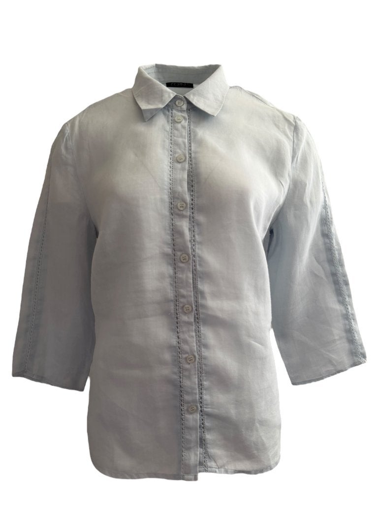 Claudia Strater blouse L, Maat 38/40 (M), Blauw, Ophalen of Verzenden, Zo goed als nieuw
