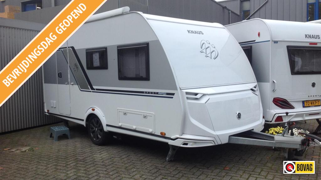 Knaus Sport E-Power Selection 420 QD Volledig elektrisch, Caravans en Kamperen, Treinzit, Tot en met 3, Schokbreker, Knaus