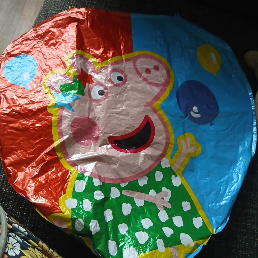 2 ballonnen peppa pig, Hobby en Vrije tijd, Feestartikelen, Ophalen, Nieuw, Versiering, Verjaardag