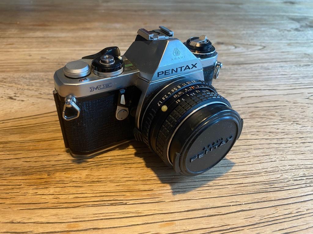 Pentax Asahi ME met lens. Vintage / Retro., Audio, Tv en Foto, Fotocamera's Analoog, Ophalen of Verzenden, Gebruikt, Spiegelreflex
