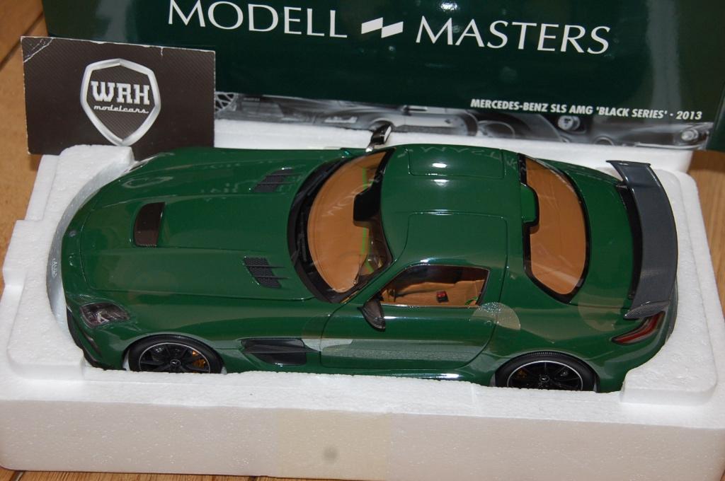 SALE !! MERCEDES SLS AMG BLACK SERIES green Minichamps WRH, Hobby en Vrije tijd, Modelauto's | 1:18, Verzenden, Zo goed als nieuw