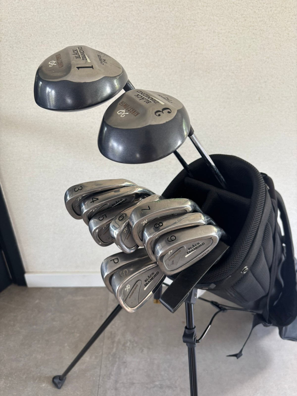 Black Diamond Kingspower Heren Golfset | Compleet!, Sport en Fitness, Golf, Set, Black diamond, Black diamond, Black diamond