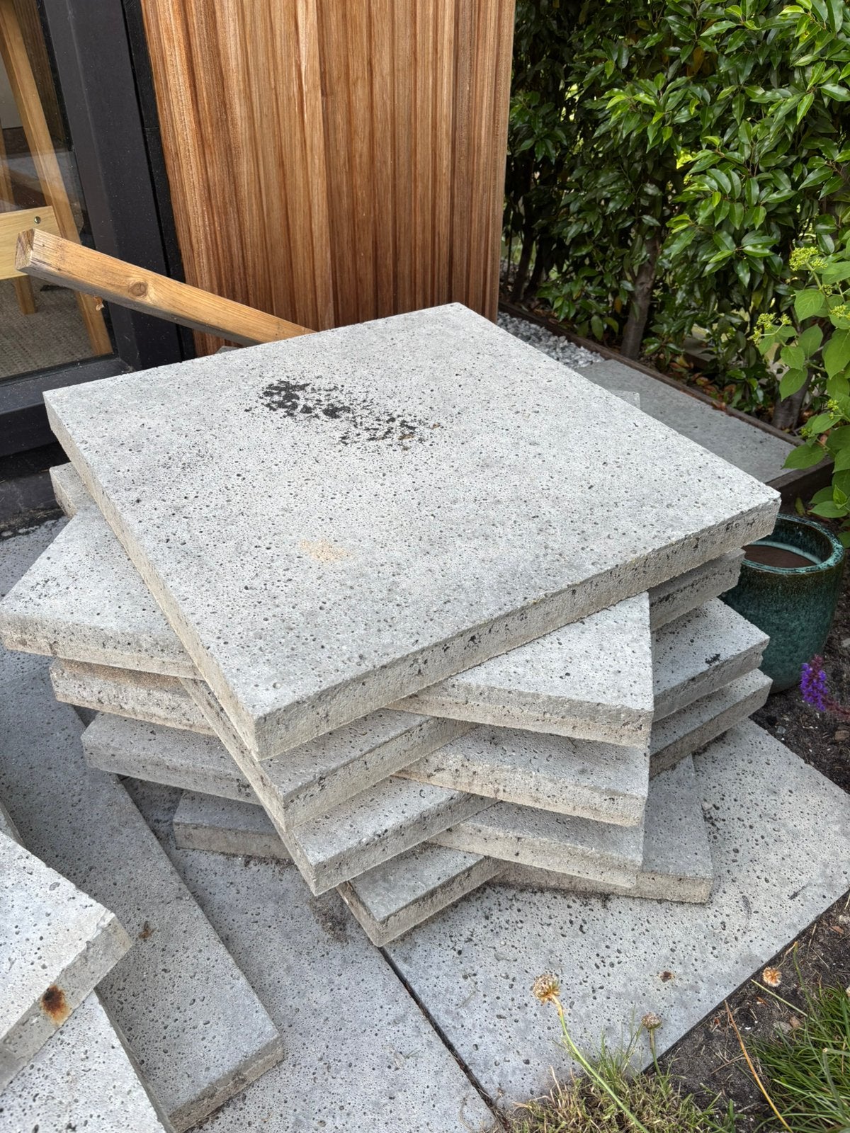 10x Oud Hollandse betontegels (60x60x5 cm), Tuin en Terras, Nieuw, Ophalen of Verzenden, Minder dan 5 m², Beton