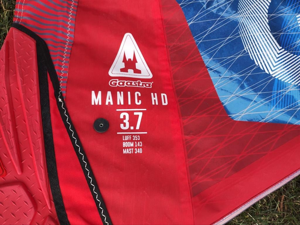 Gaastra Manic HD 3.7, Ophalen, Zo goed als nieuw, Zeil