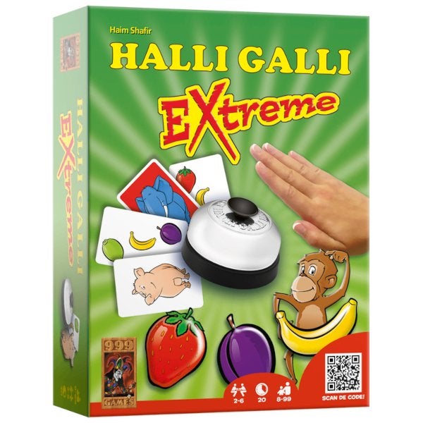 Halli Galli Extreme 999 Games Kaartspel Nieuw, 999 Games, Nieuw, Ophalen of Verzenden, Vijf spelers of meer